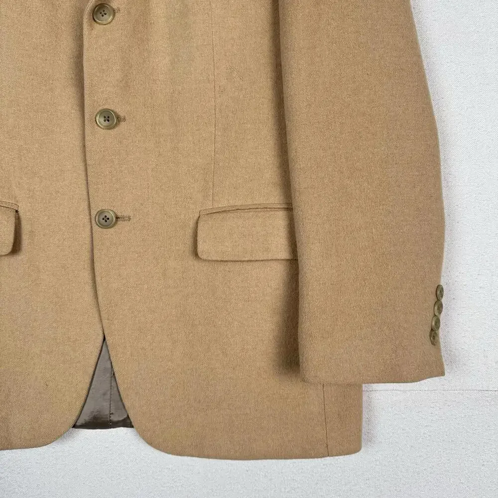 Vintage Ralph by Ralph Lauren Men’s 40R‎ Camel Hair Sport Coat Blazer Tan